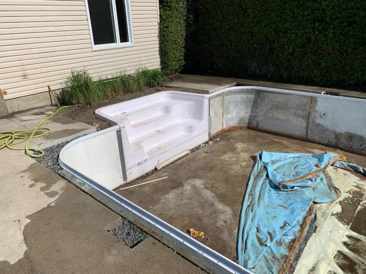 Changement de toiles de piscines, Ange-Gardien
